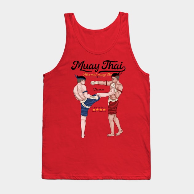 Mae Mai Muay Thai Tank Top by KewaleeTee